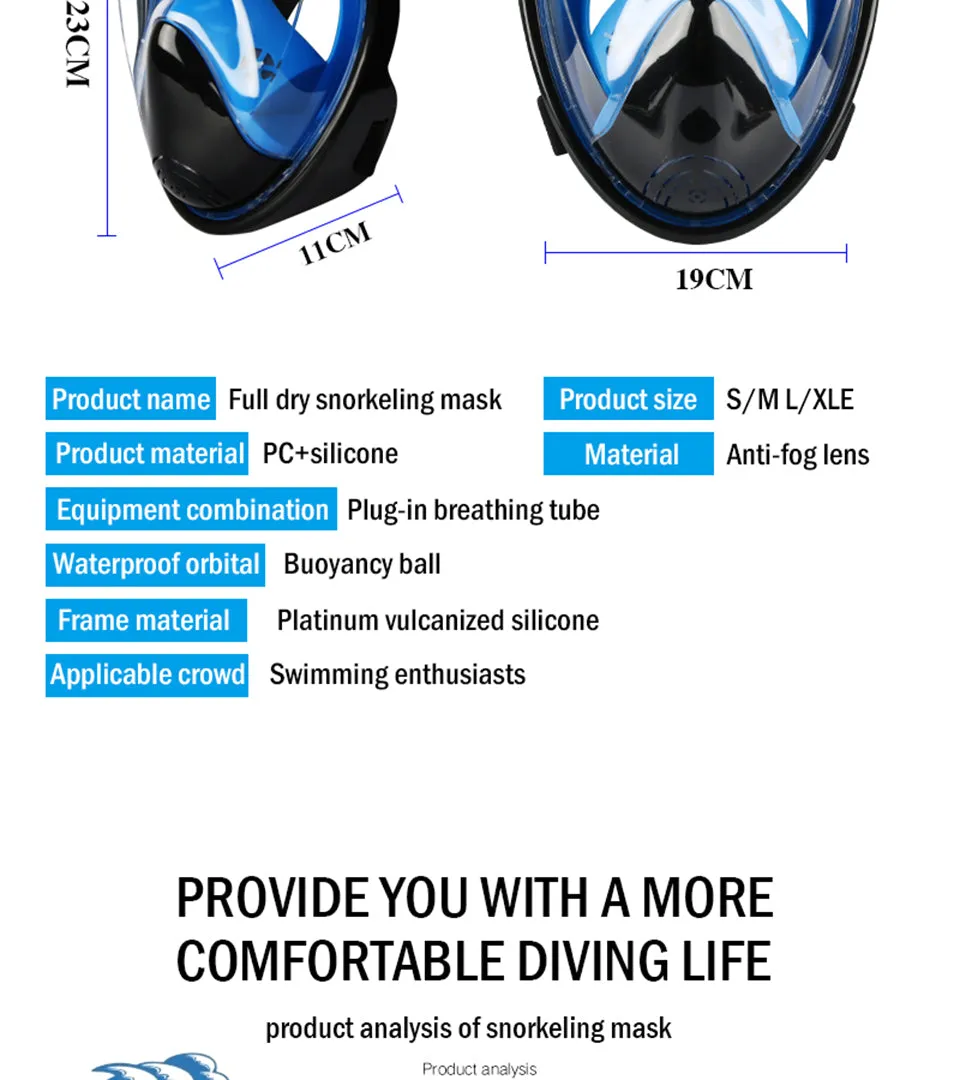 WOOPOWER Snorkeling Mask For Kids