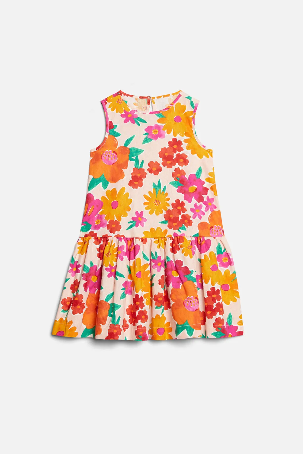 Wow Floral Children's Dress