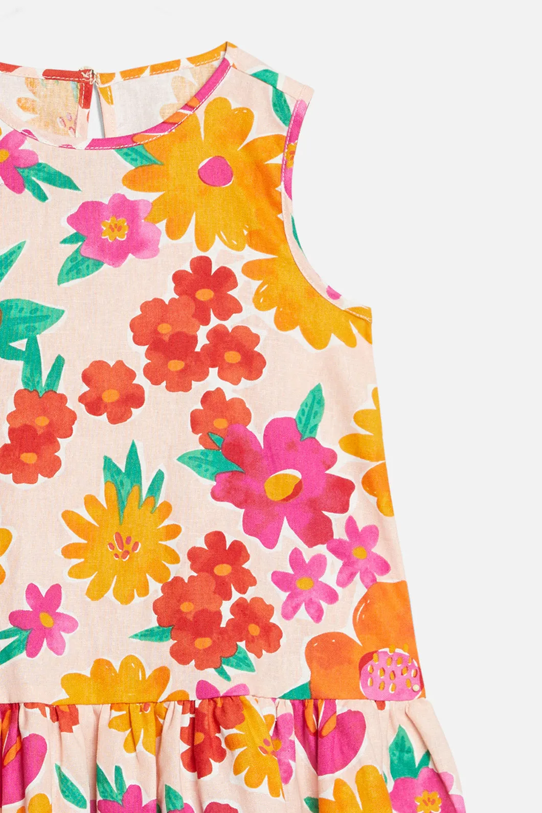 Wow Floral Children's Dress