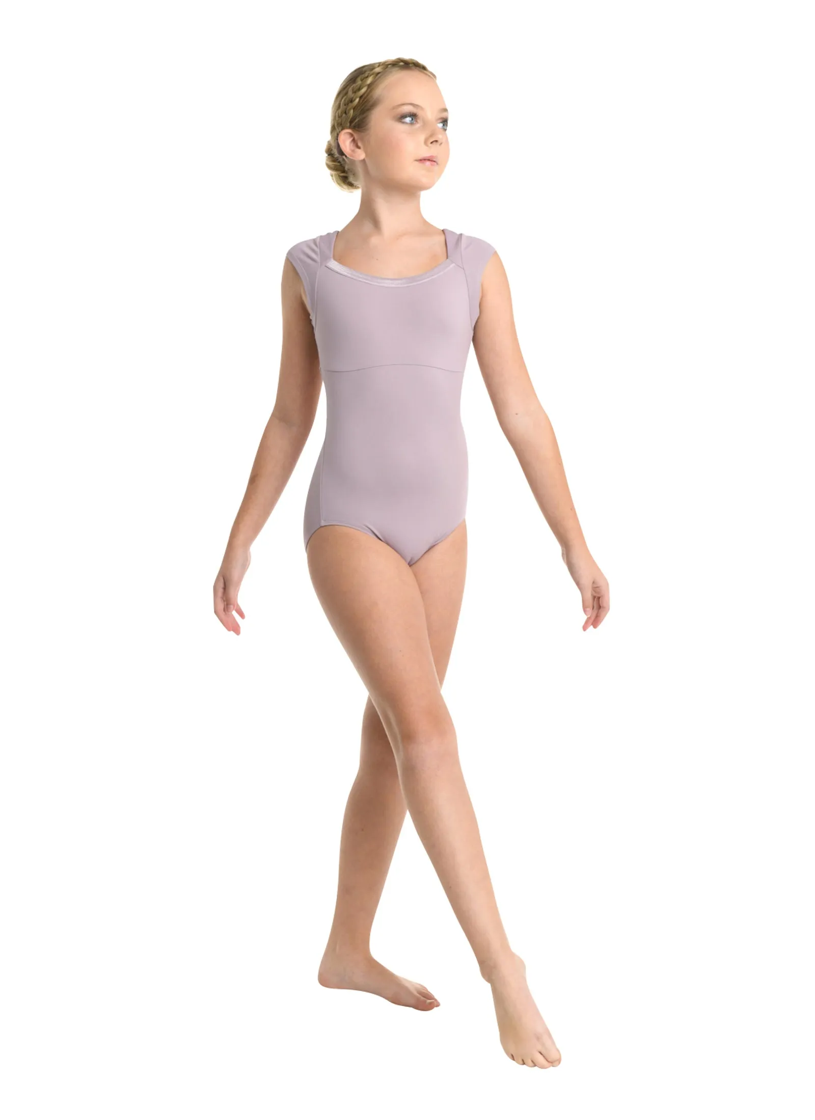 Children's Micro-Cap Sleeve Leotard